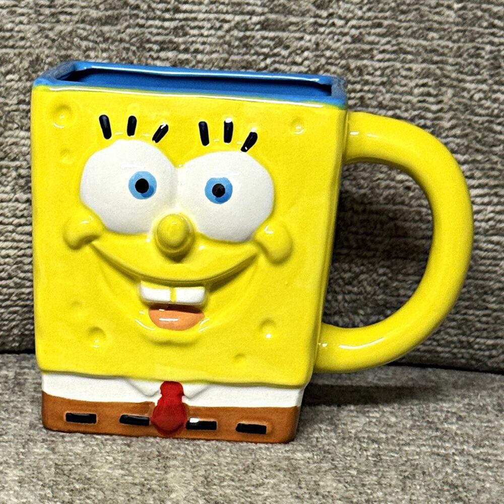 Silver Buffalo SpongeBob SquarePants 23 oz Ceramic Coffee Mug